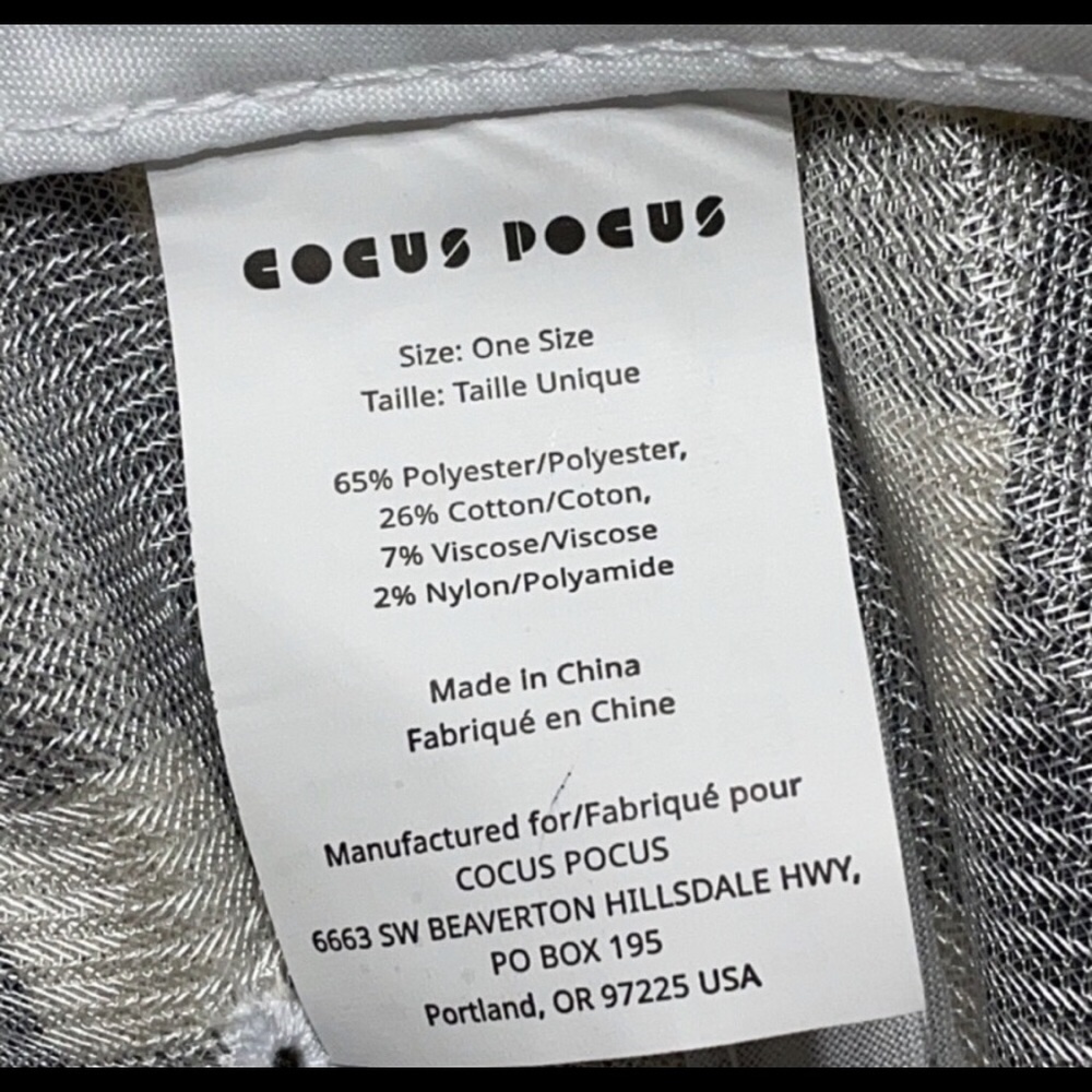 Cocus pocus Buffalo check hat - Picture 4 of 5
